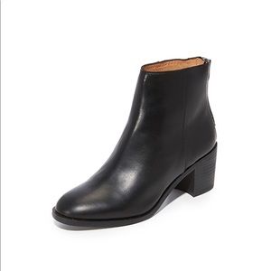 Madewell The Pauline Boots in Black Leather, 6.5